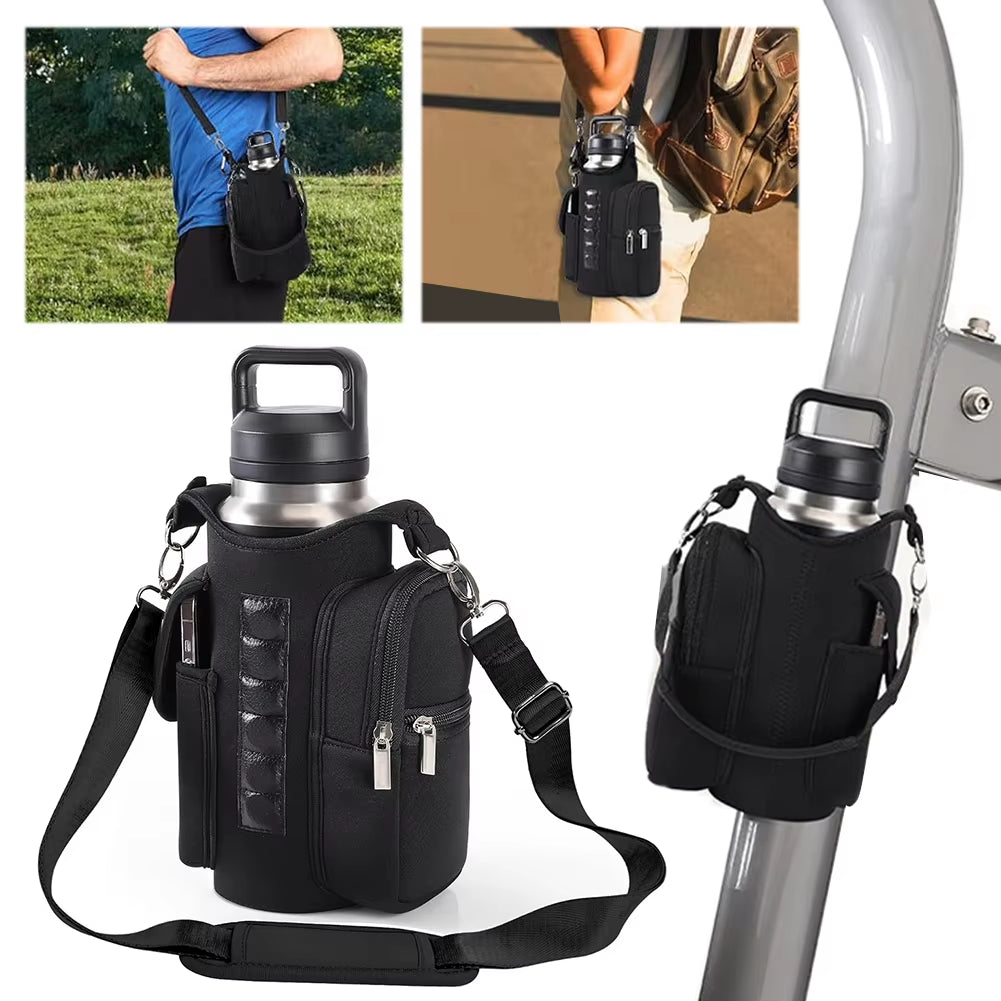 Stay Hydrated and Hands-Free! ๐ Check out our Magnetic Water Bottle Holder with Phone Pocket - Perfect for your Outdoor Sports and Fitness Adventures! ๐ช๐ดโโ๏ธ๐ณ