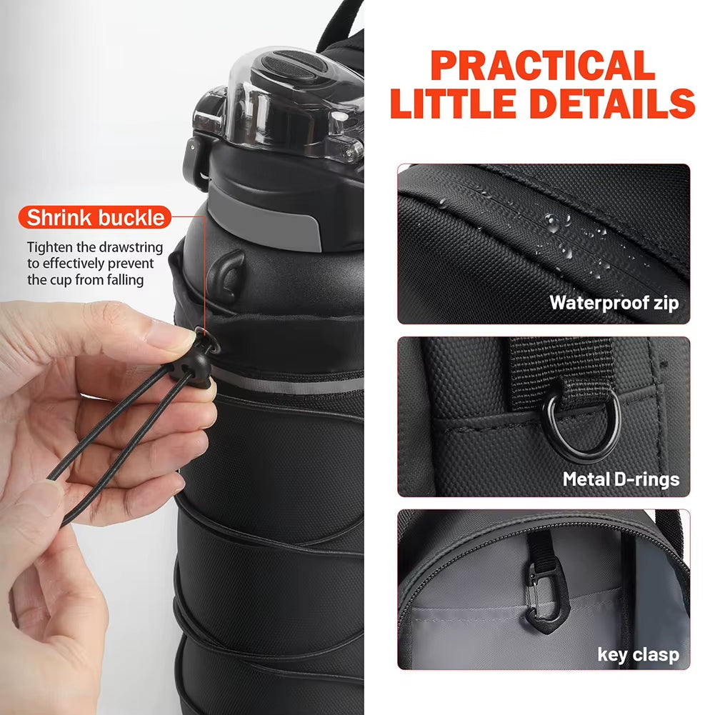Stay Hydrated and Hands-Free! ๐ Check out our Magnetic Water Bottle Holder with Phone Pocket - Perfect for your Outdoor Sports and Fitness Adventures! ๐ช๐ดโโ๏ธ๐ณ