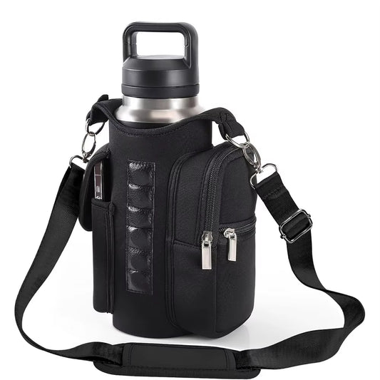Stay Hydrated and Hands-Free! 🌟 Check out our Magnetic Water Bottle Holder with Phone Pocket - Perfect for your Outdoor Sports and Fitness Adventures! 💪🚴‍♂️🌳